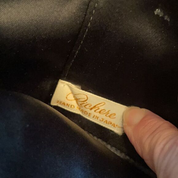 Vintage Richere Japan Kiss Lock Hand Beaded Clutch - Picture 3 of 4